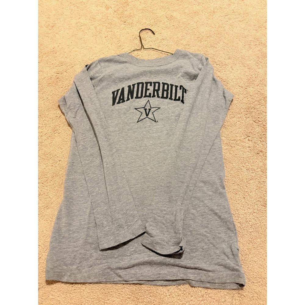 Redshirt Vanderbilt University Long Sleeve T-Shirt Gray Heather Womens Small